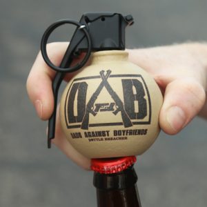 DAB Freedom Frag bottle opener, show your pride in the fight against your daugthers boyfriends