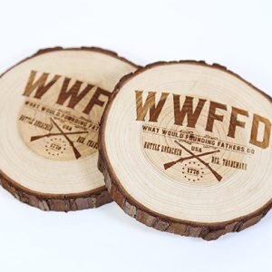 Graduation Engraved Wooden Coaster