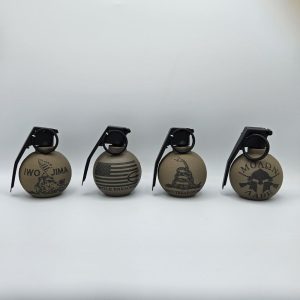 Freedom Frag bottle opener in FDE, four different logos to choose from