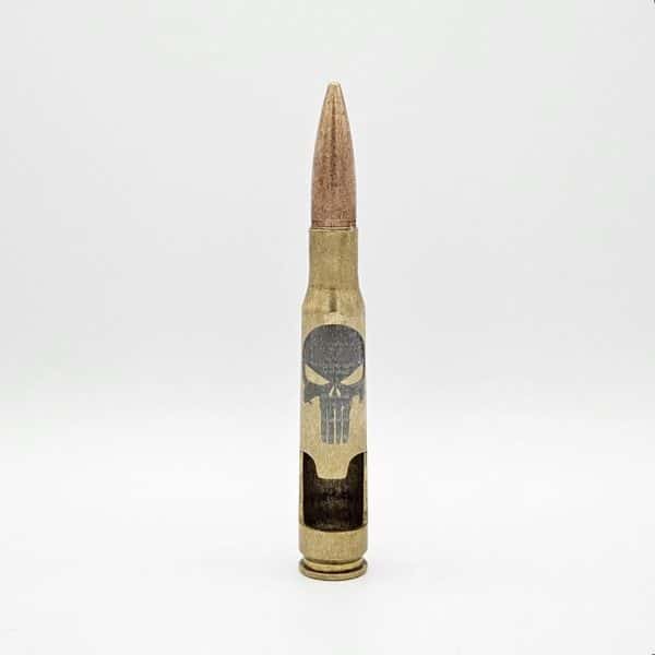 Punisher .50 Caliber Bullet Bottle Opener in vintage made by Bottle Breacher