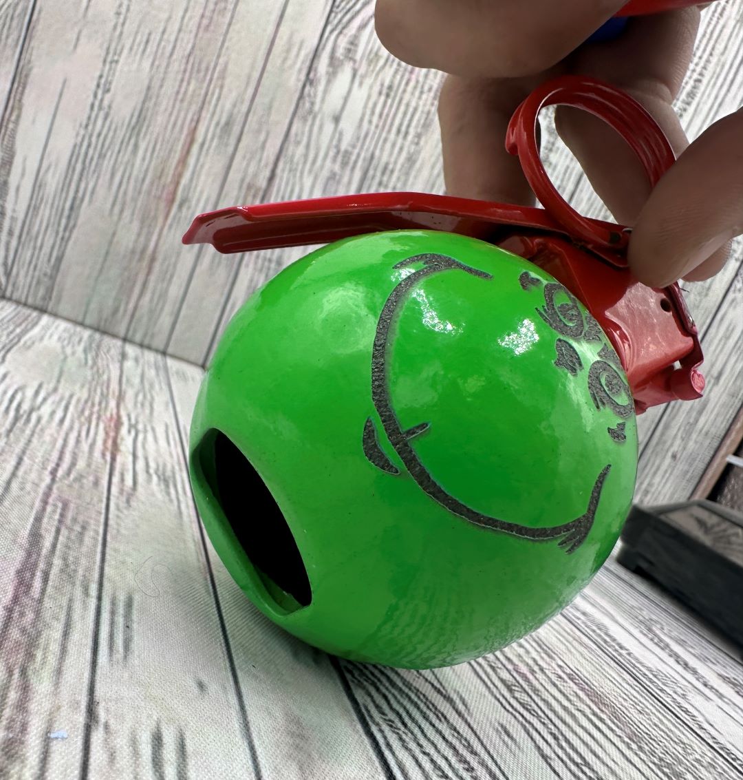 Pre-Made Grinch Water Bottle