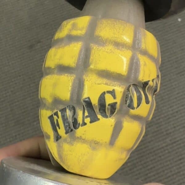 image of engraving on limited pineapple freedom frag